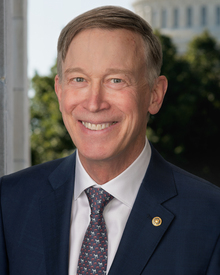 Official portrait of Sen. John W. Hickenlooper