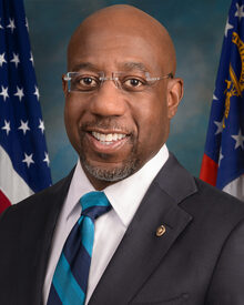 Official portrait of Sen. Raphael G. Warnock